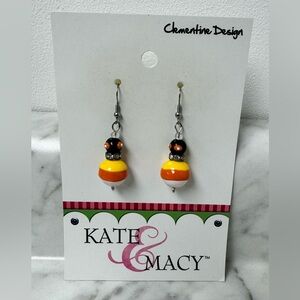 Kate & Macy Halloween Drop Earrings NWT